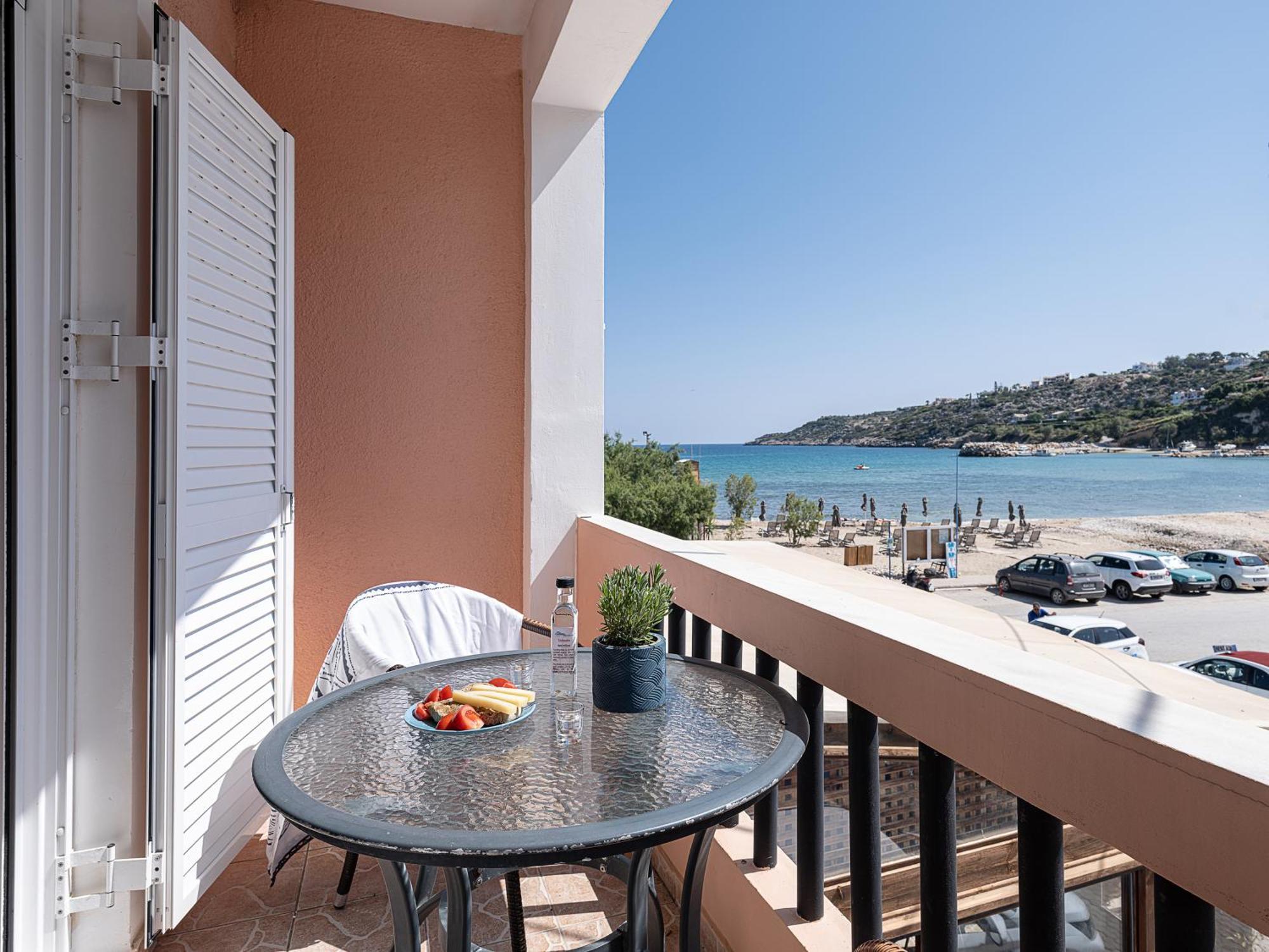 Elena Seafront Luxury Apartments Almirida Exteriör bild