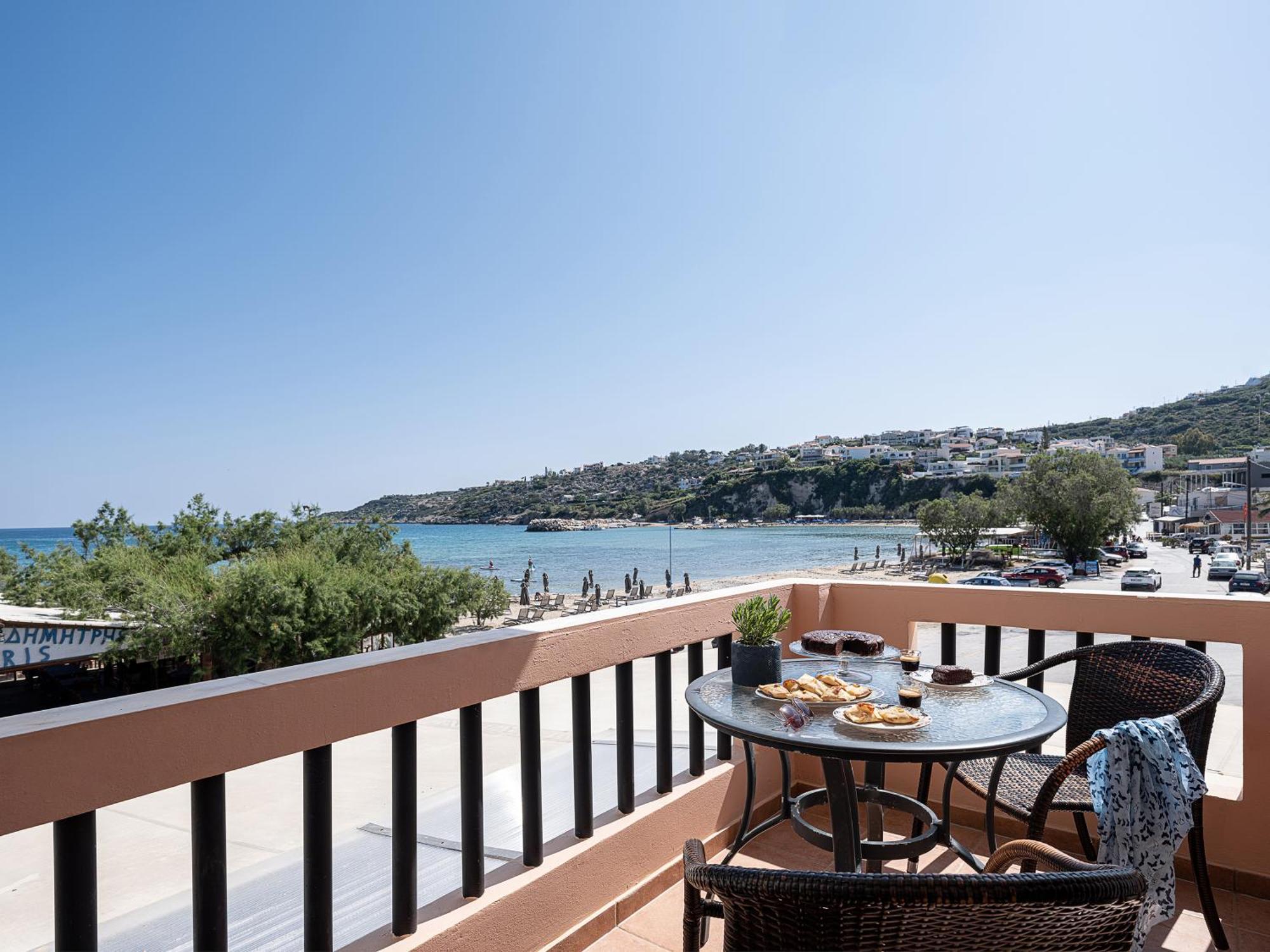 Elena Seafront Luxury Apartments Almirida Exteriör bild