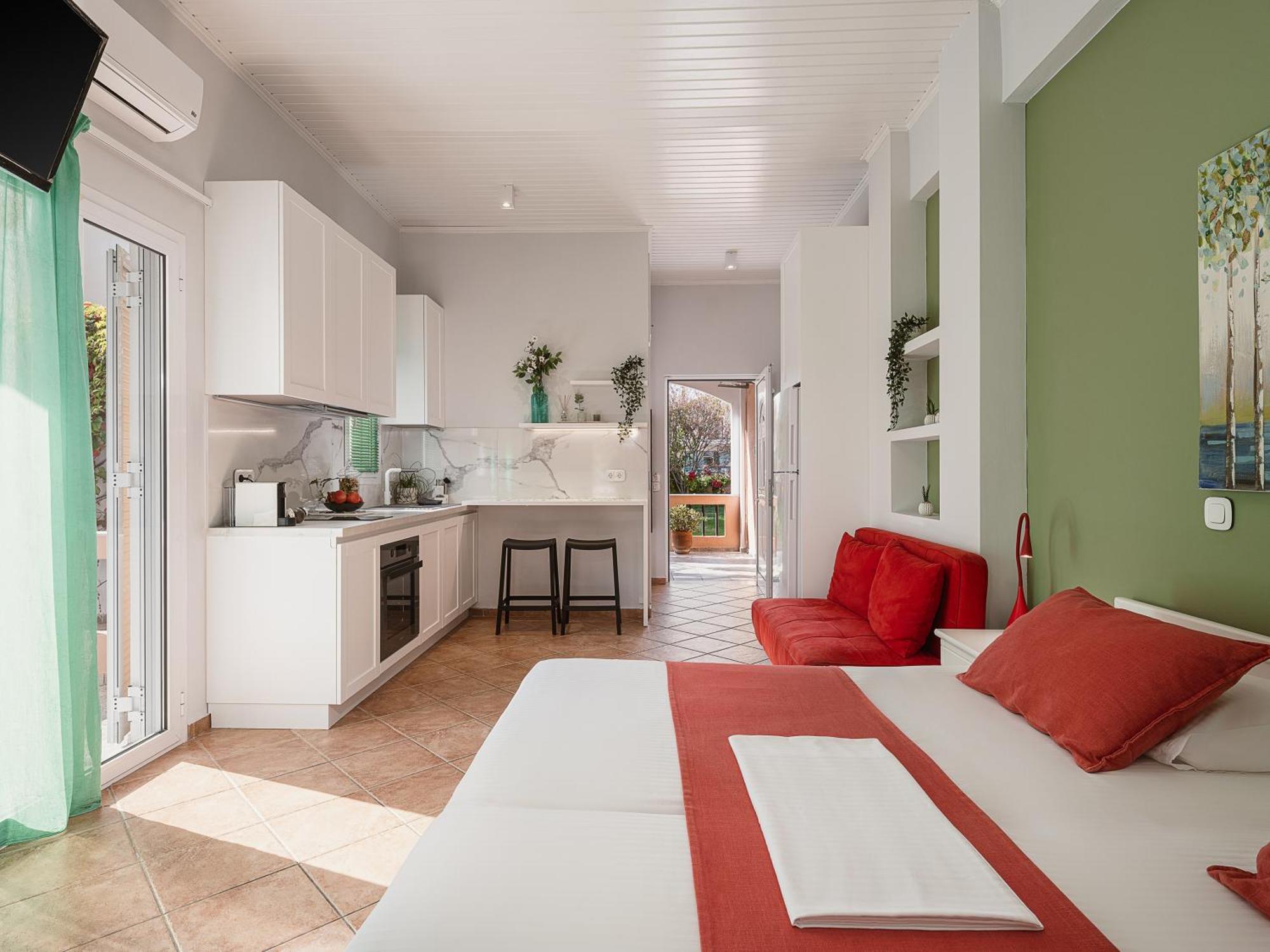 Elena Seafront Luxury Apartments Almirida Exteriör bild